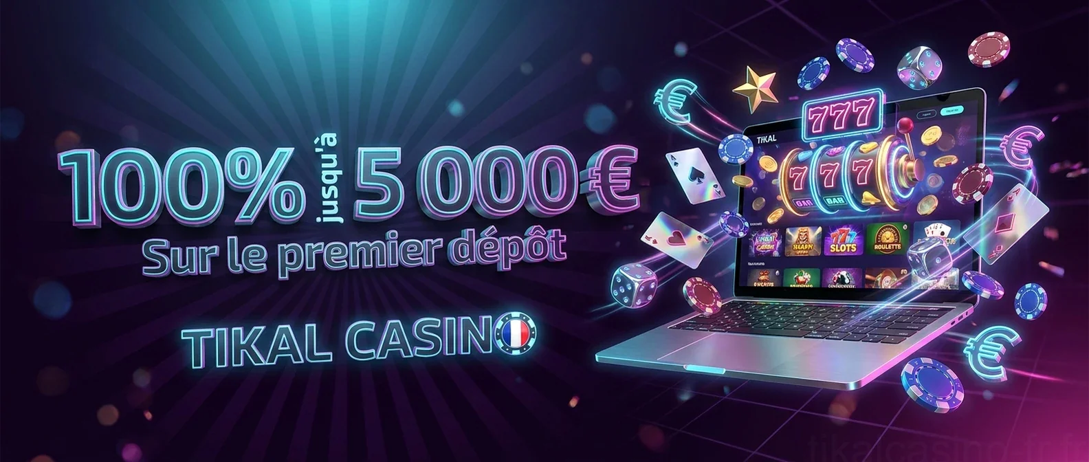 100% jusqu'à 5 000 €Sur le premier dépôt