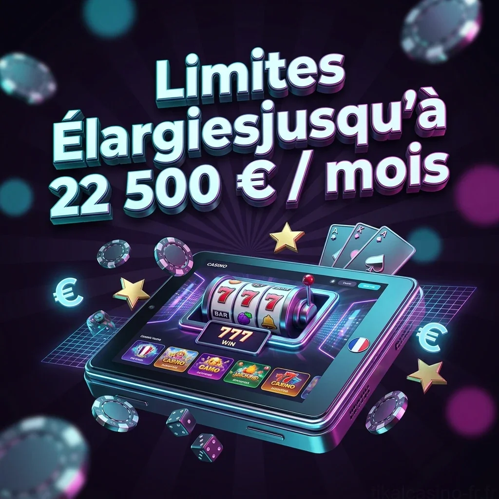 Limites Élargiesjusqu'à 22 500 € / mois